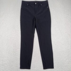 Good American Compression Shine Good Waist Leggings Black Size 10 -‎ 30x27